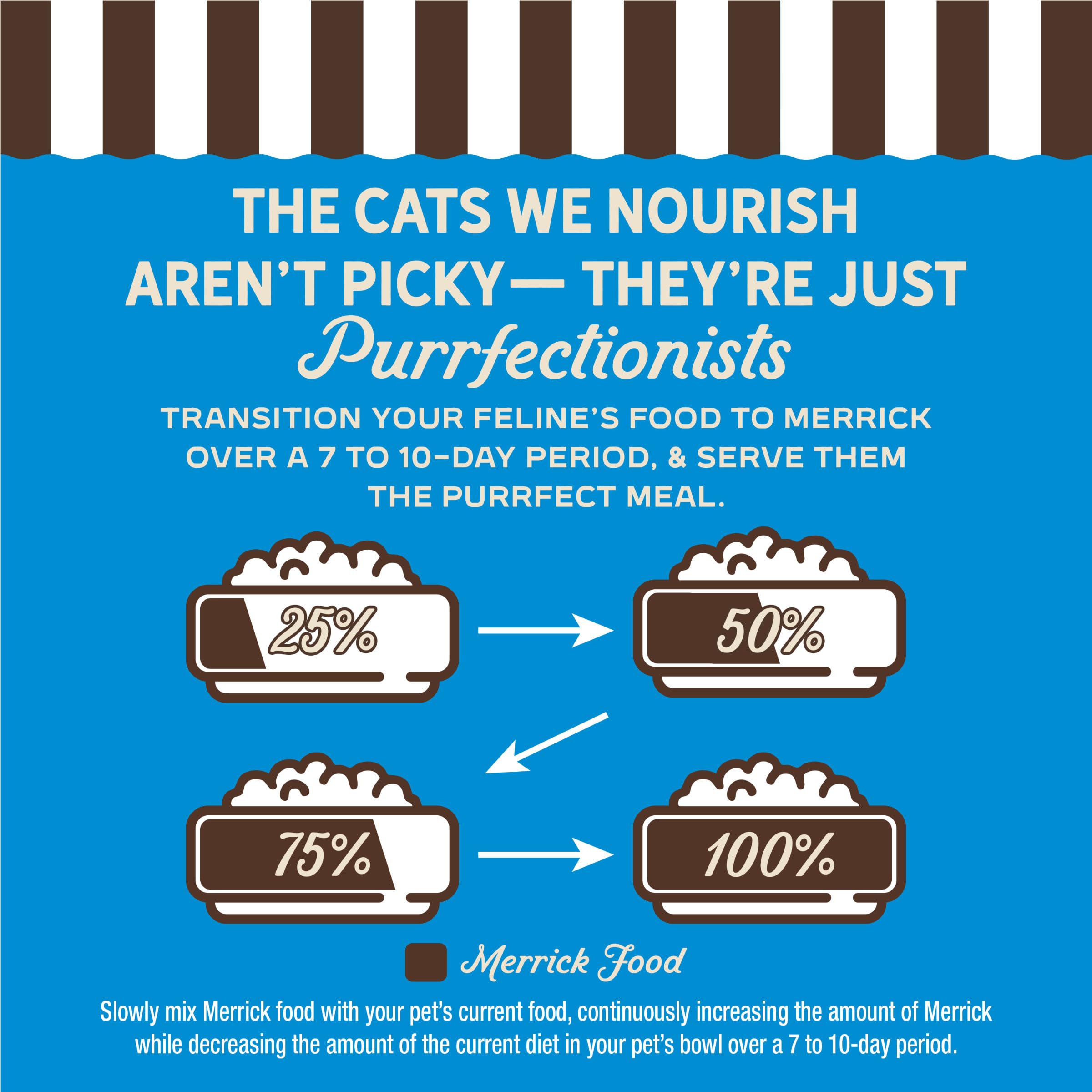 Merrick Purrfect Bistro kitchen-made quality and USA production assurance.