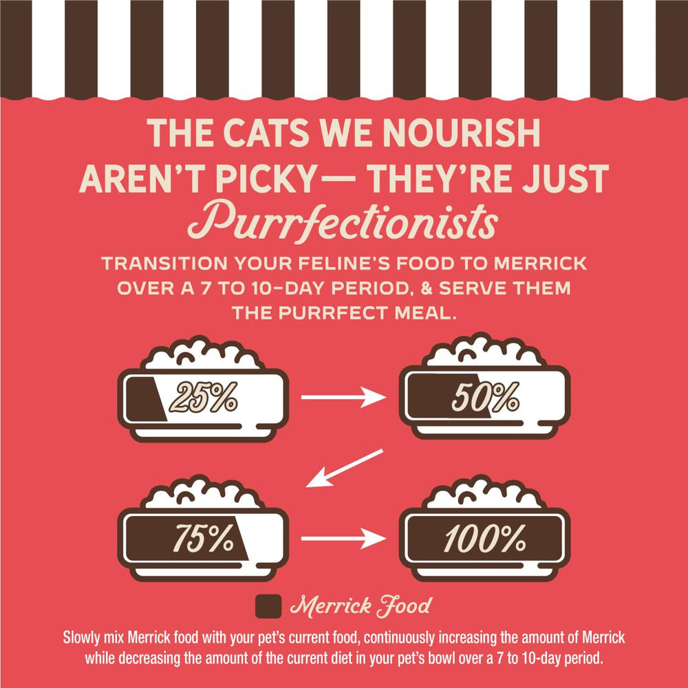 Merrick Purrfect Bistro serving idea for mealtime variety