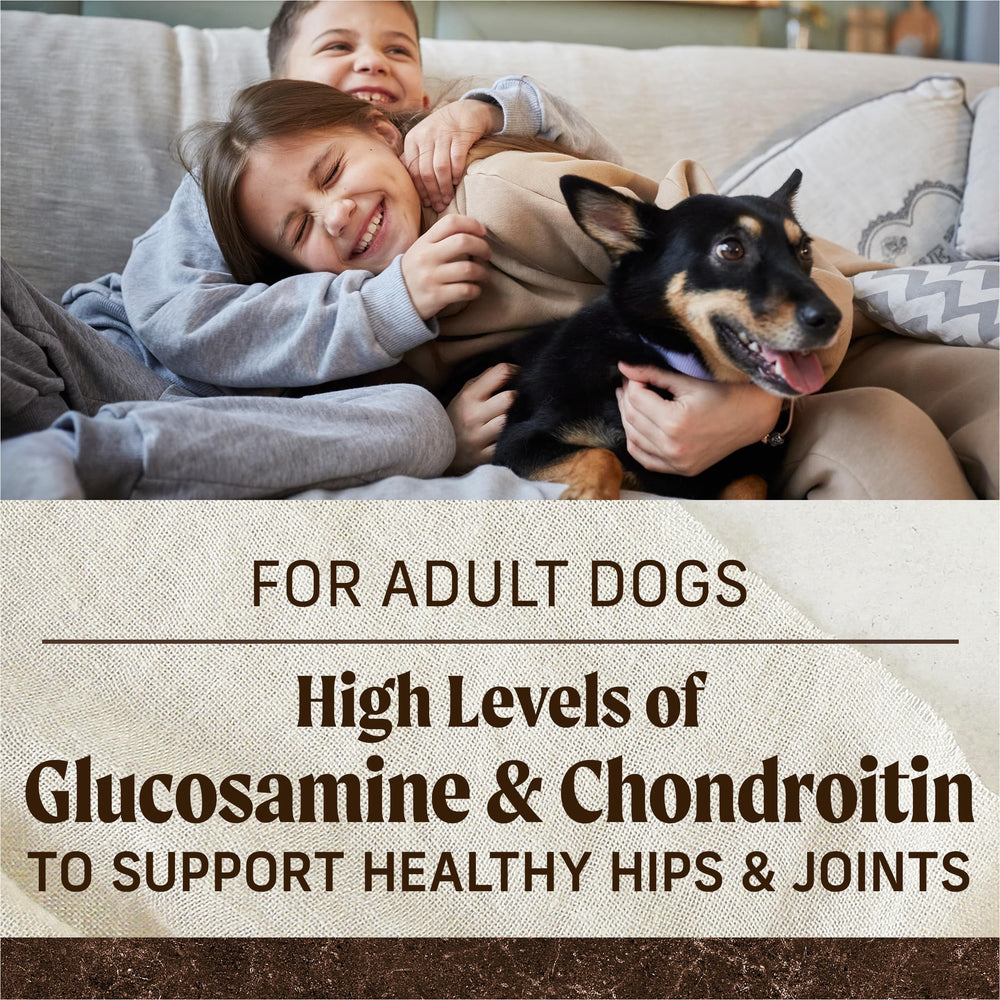 Merrick real ingredients support balanced nutrition for adult dogs.