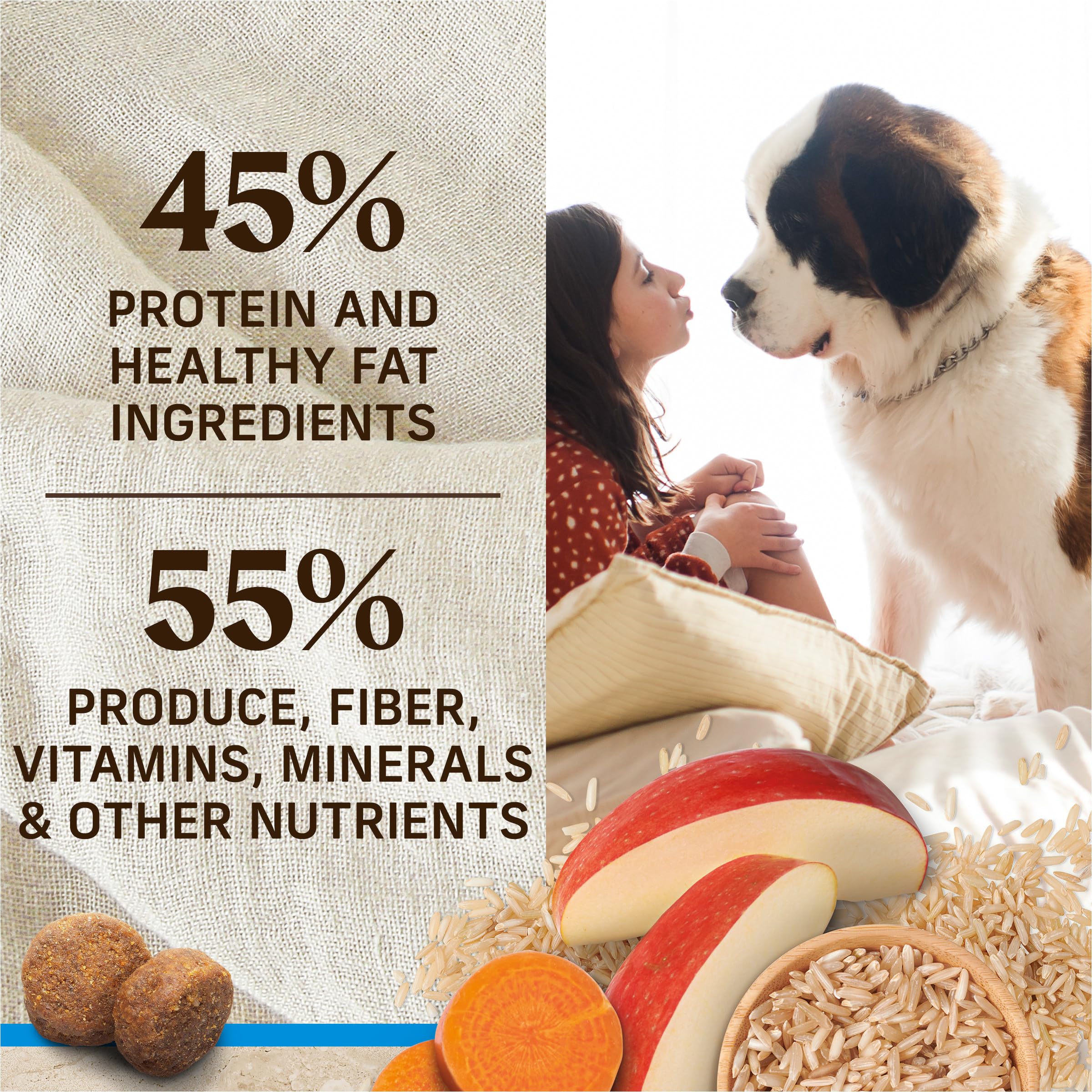 Merrick Hereford Texas-made kibble produced in USA facilities for quality