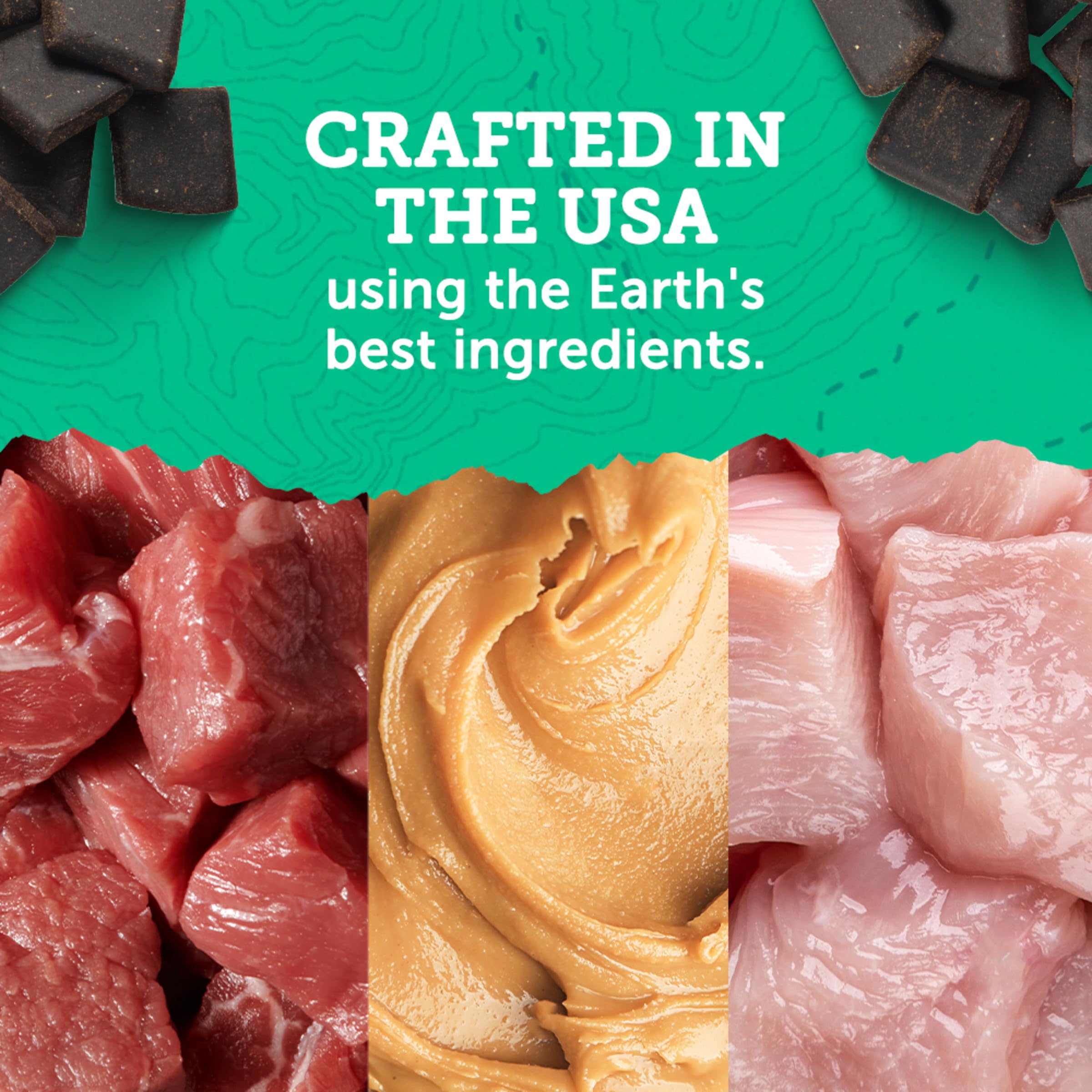 Merrick Zuke's hip and joint real chicken first ingredient tastes appealing to dogs