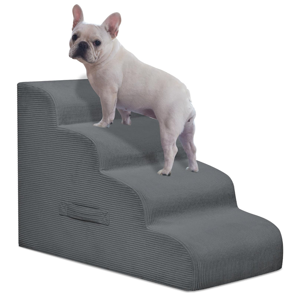 Mesa Lemon dog stairs four-step on bed enabling easy access