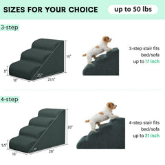 Mesa Lemon dog stairs removable washable cover simplifies cleaning after muddy outdoor adventures
