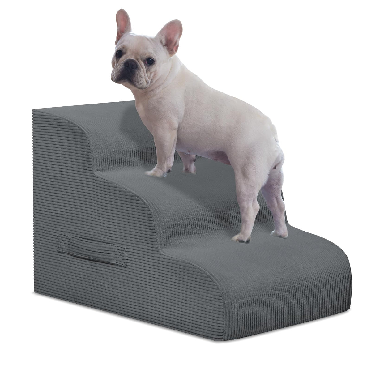 Mesa Lemon dog stairs: 2-step sofa access for safe climbing.