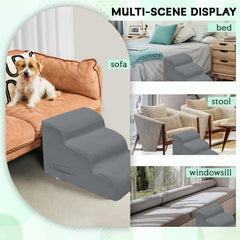 Mesa Lemon non-slip base keeps stairs stable on floors.