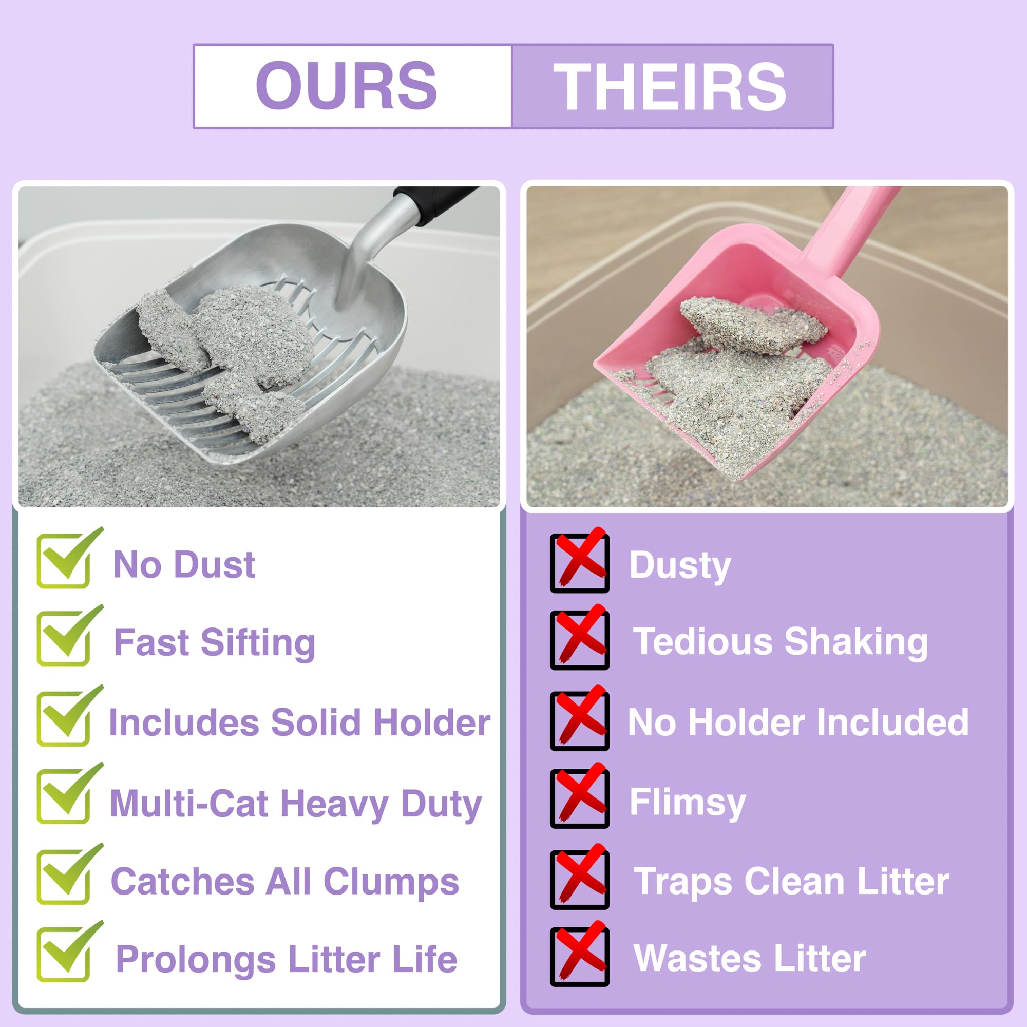 Mess & Matter litter bags roll included for convenience.