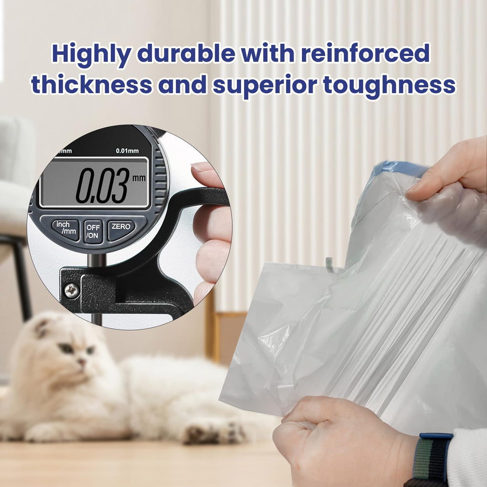 Mestrol four-roll pack provides 80 liners for long-term use.
