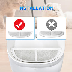 Mestrol eufy filter 8pack filtration layers emphasize activated carbon filtration.
