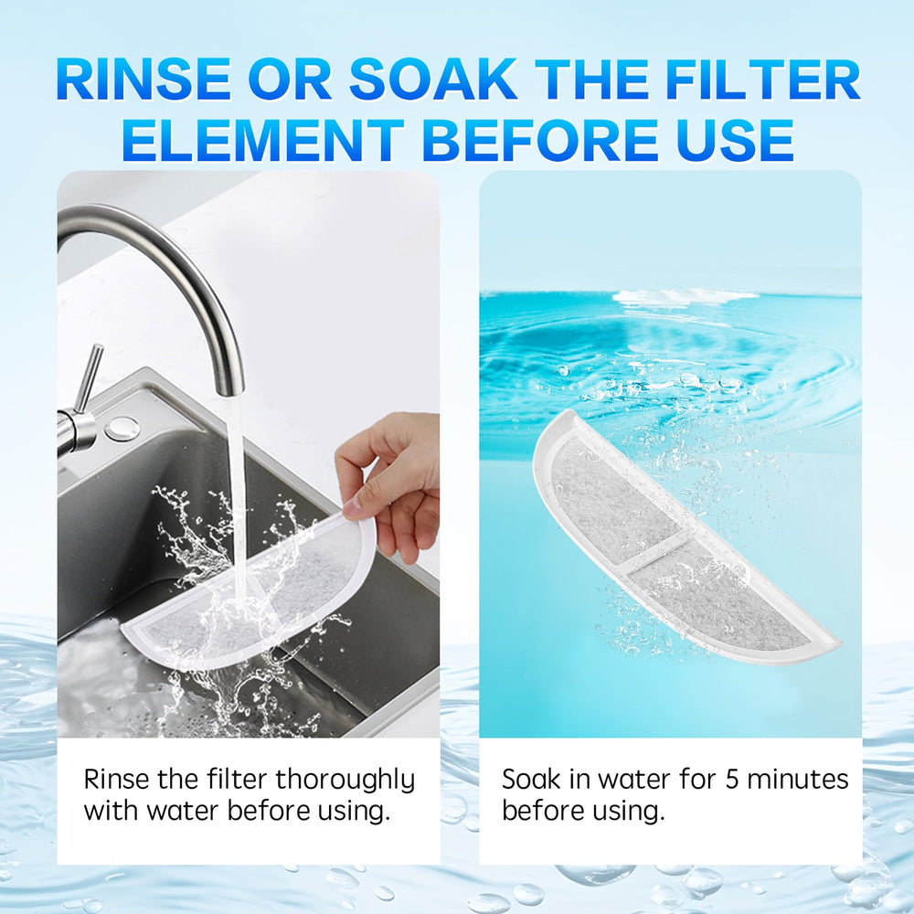 Mestrol eufy filter 8pack fountain usage demonstrates simple installation.