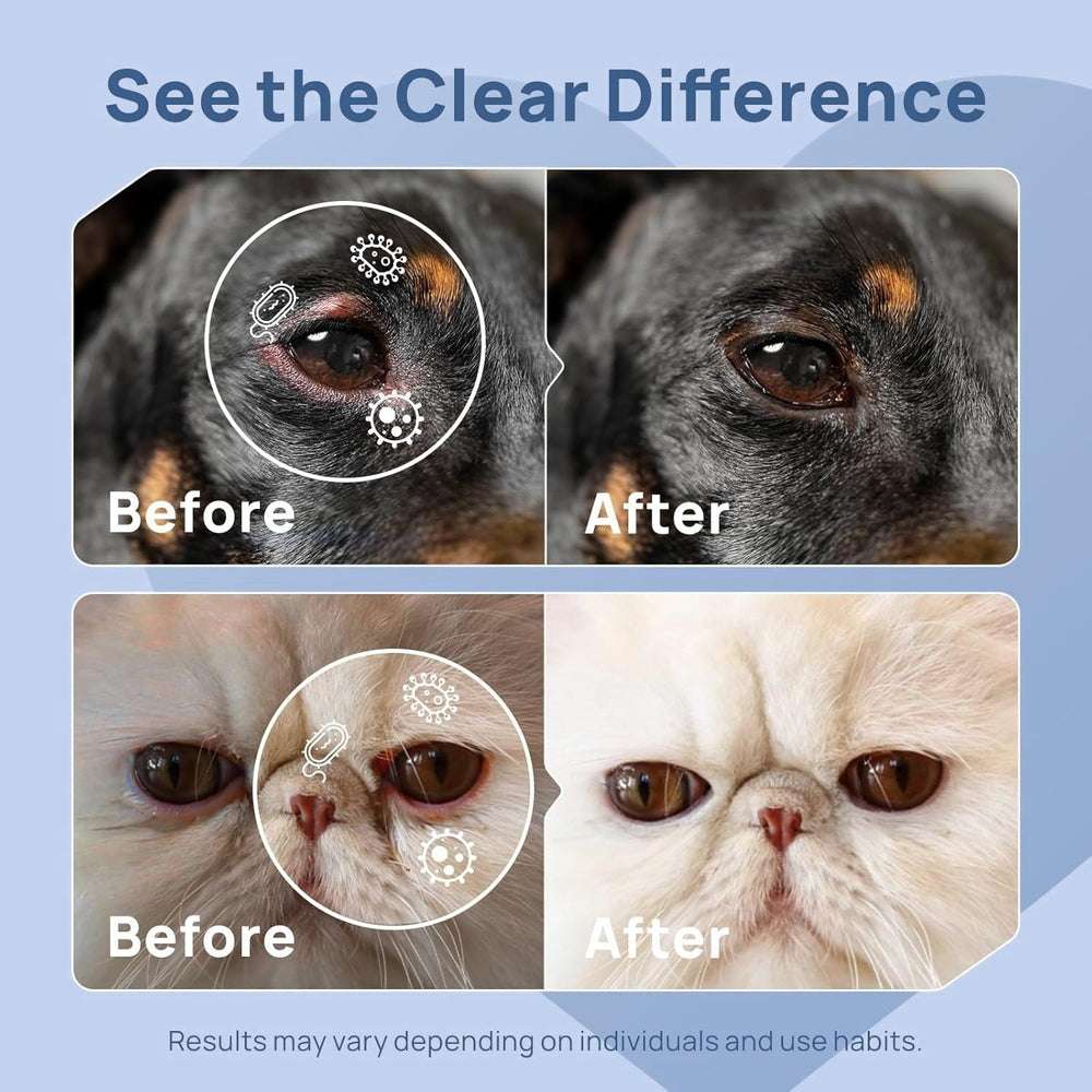 Cat eye care with METEPET Vetromycin for a gentle daily routine.