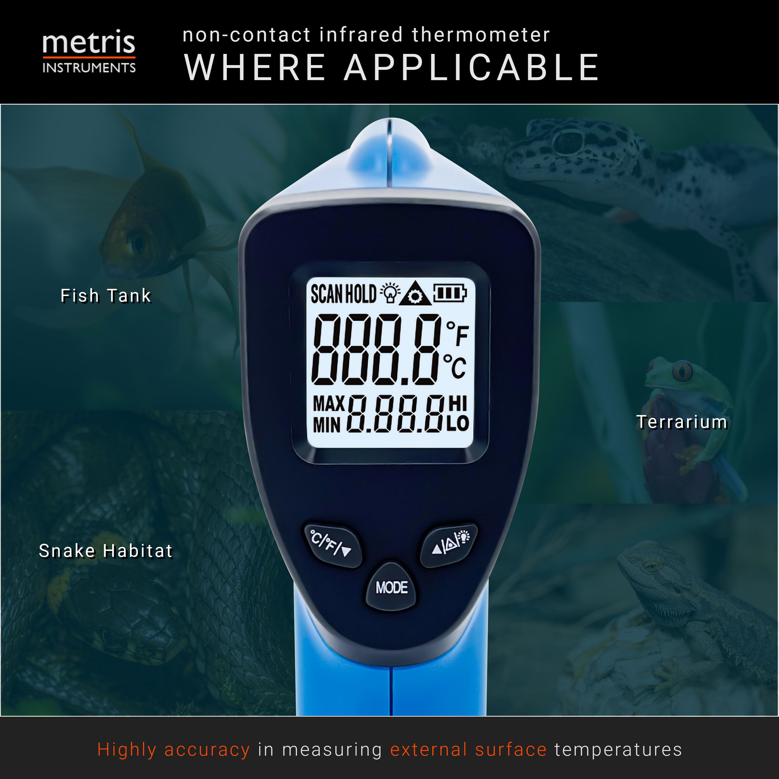 Metris MMM-2 alarm function provides visual and audible alerts