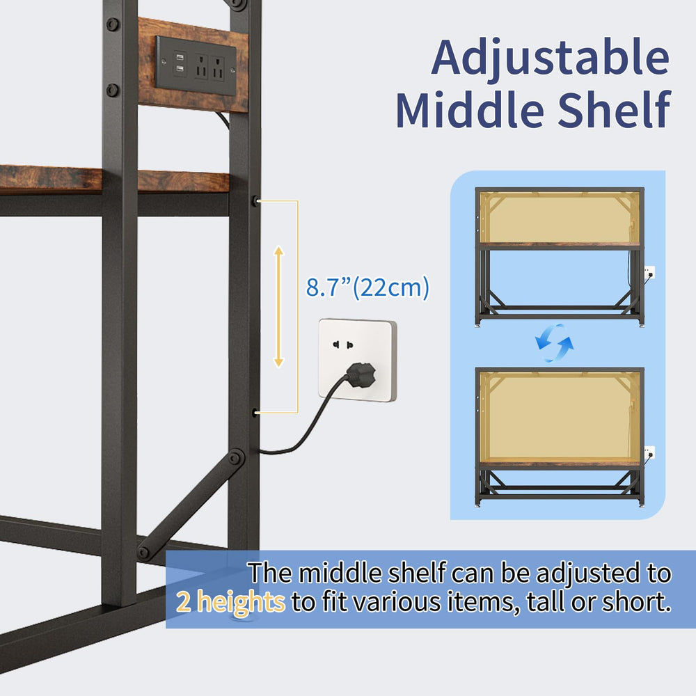 METYERRY steel frame 20mm close-up highlighting durability and load-bearing capability.