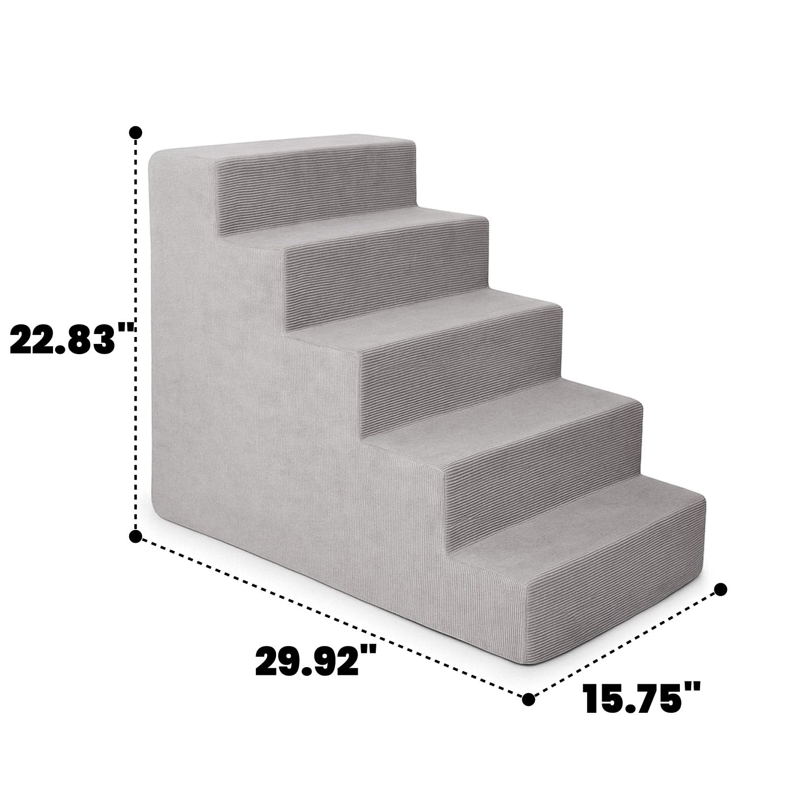 MEWANG anti-slip bottom dog stairs stay stable on floor surfaces