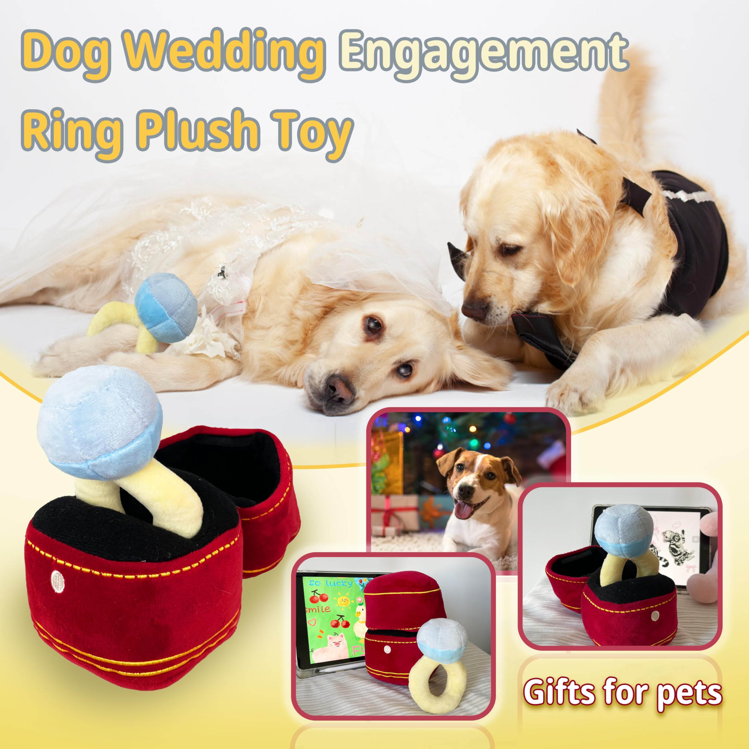 Mewcho wedding toy packaging presented as a gift-ready set