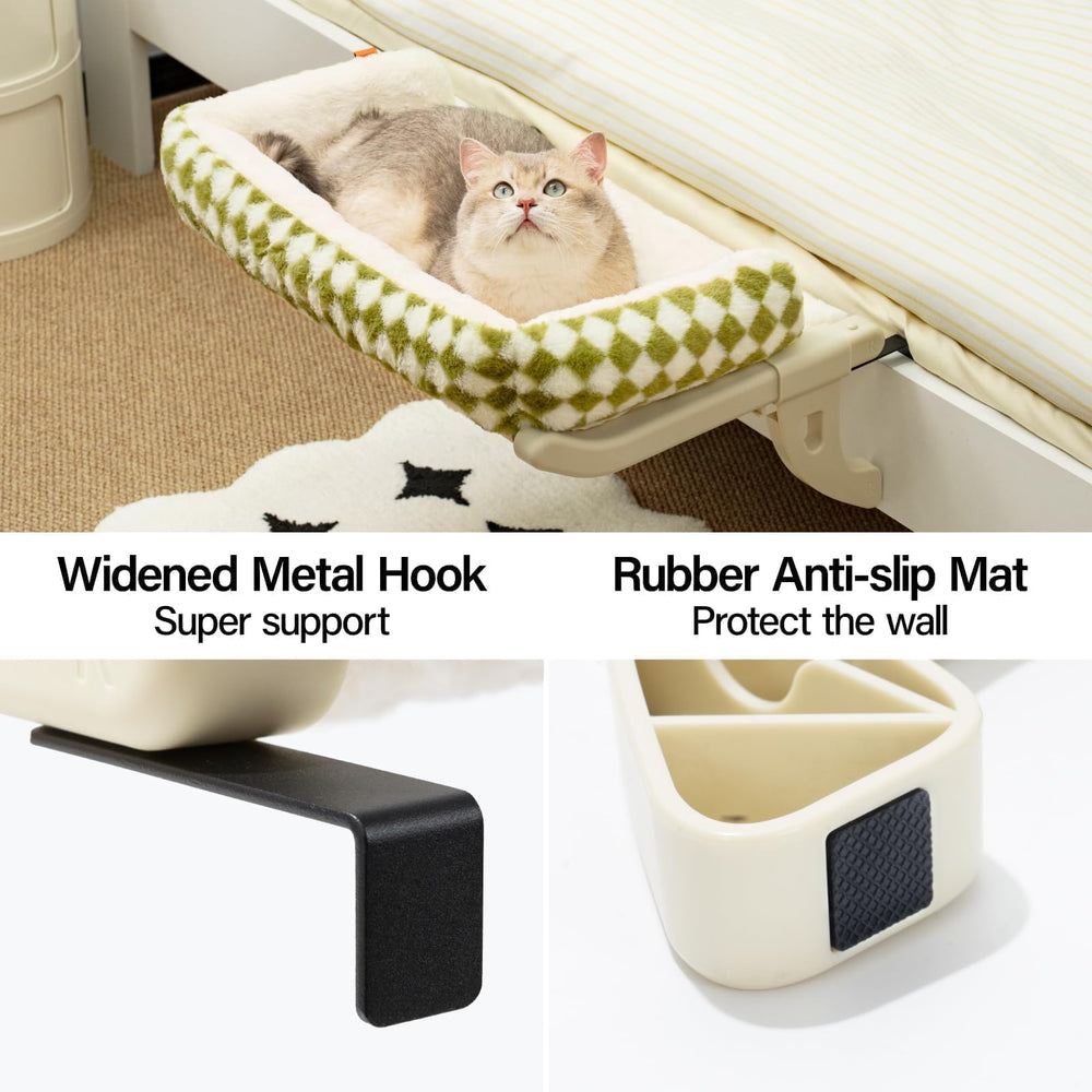 MEWOOFUN metal hook installation offers secure, suction-free mounting.