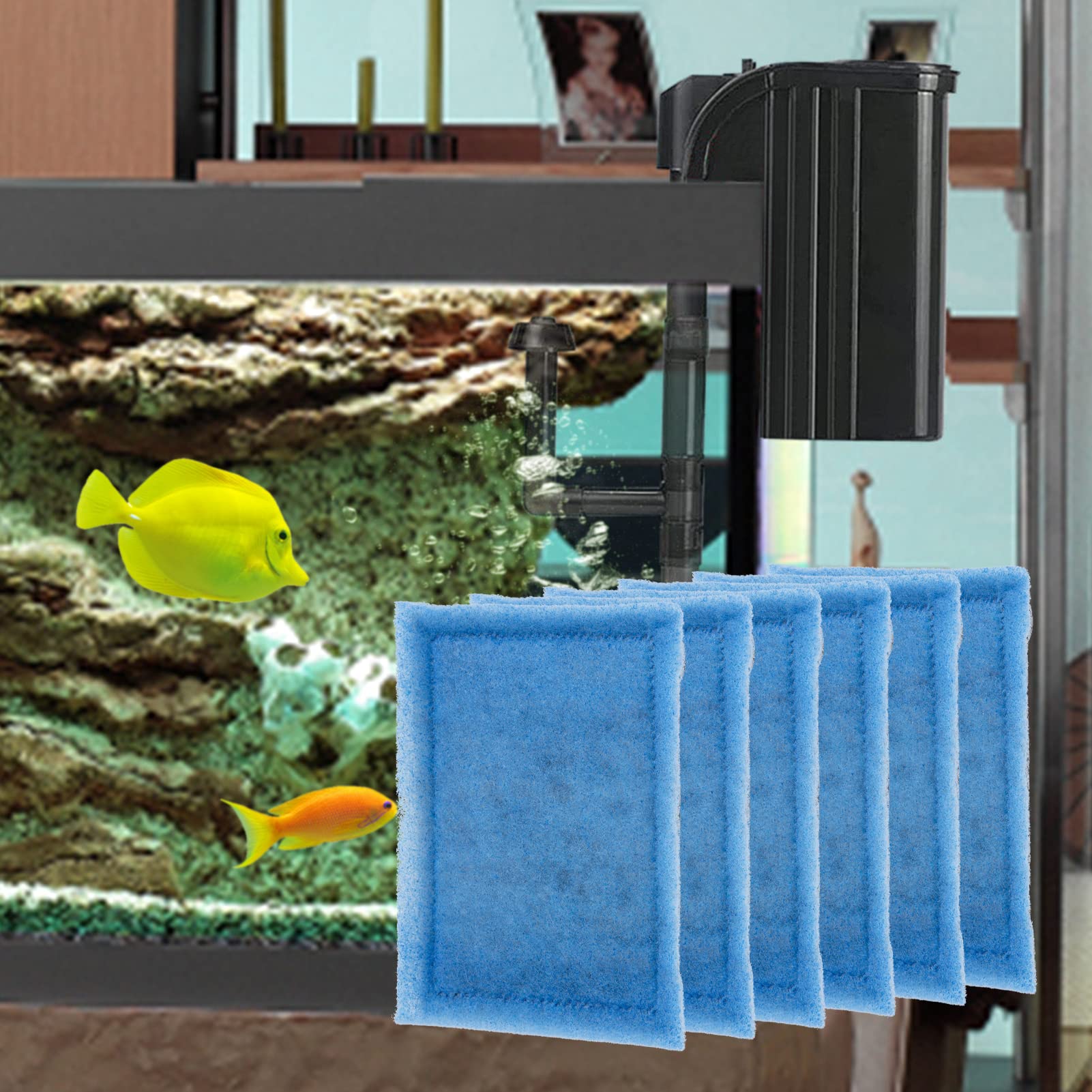 Cartridges measure 6.1 x 4.6 inches for compatible filters.