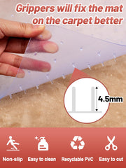 MEWTOGO anti-slip backing keeps protector in place for safe pet passage.