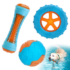 MEWTOGO ball floating dog toy for splashy fetch and water play