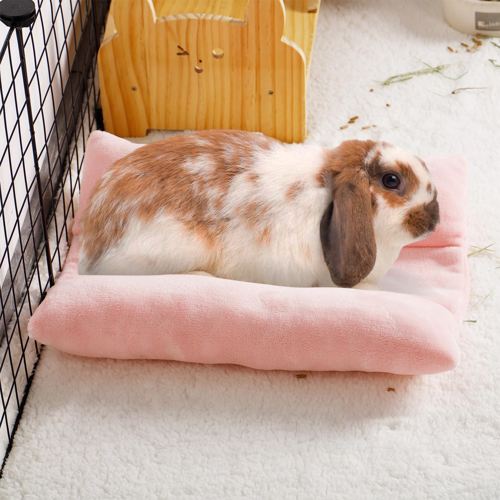 MEWTOGO bunny bed in cage use offers indoor comfort