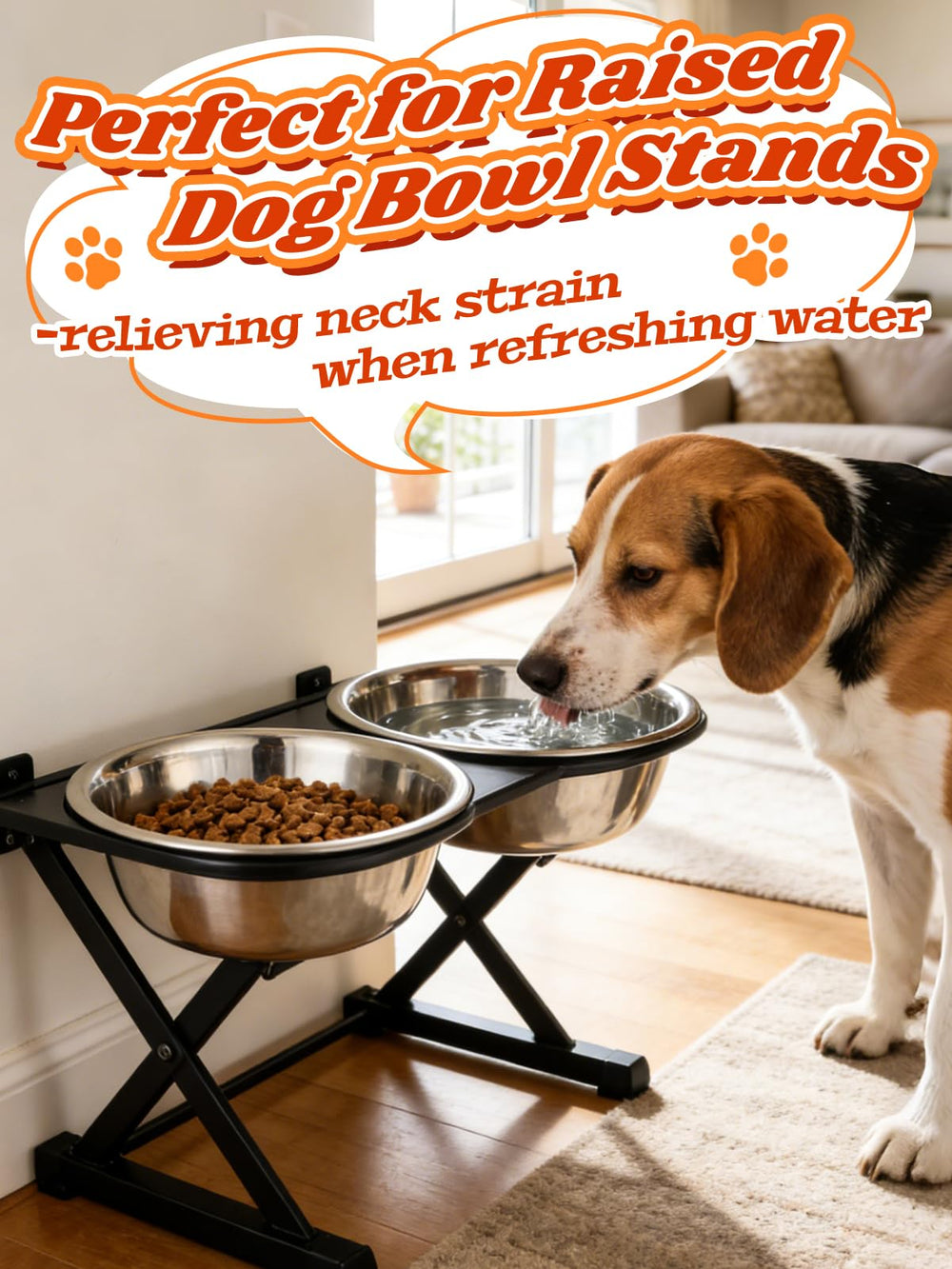 MEWTOGO rustproof stainless steel construction stays fresh for indoor and outdoor use.