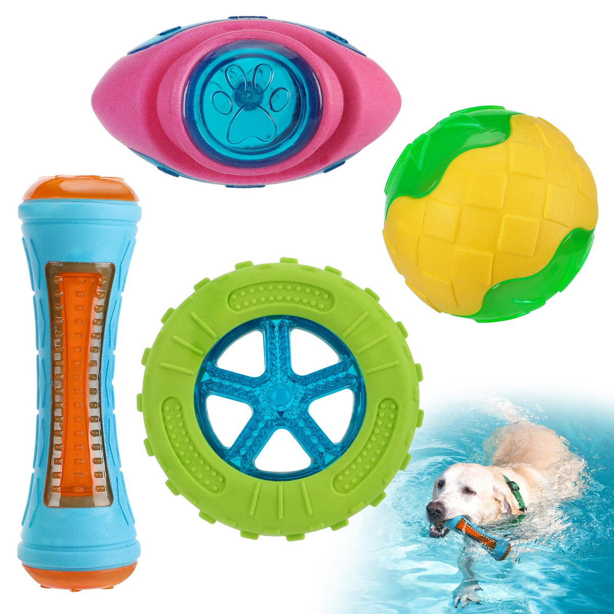MEWTOGO spherical pool toy for engaging fetch in water play
