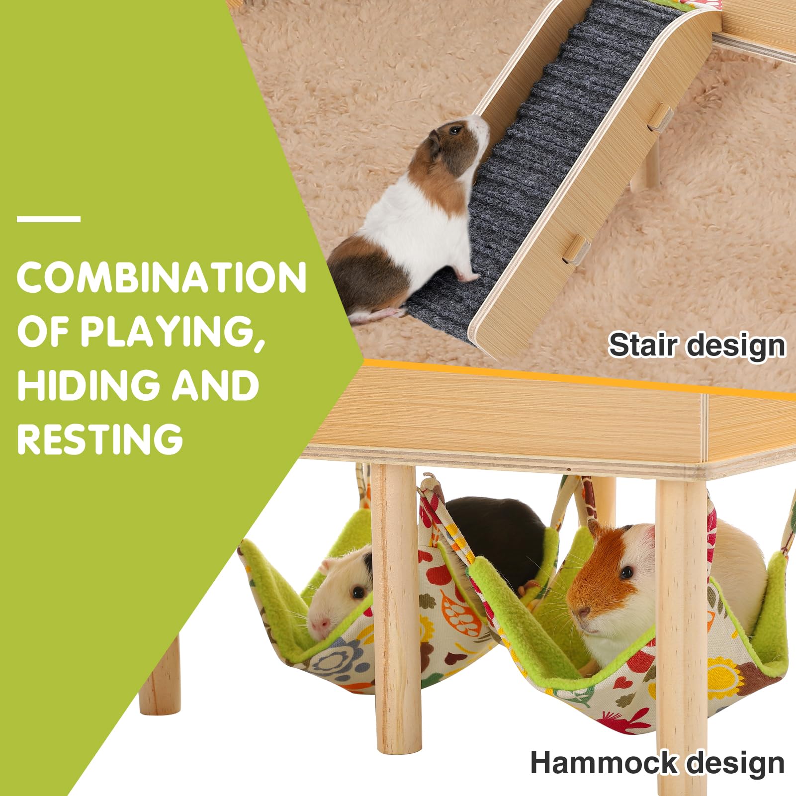 MEWTOGO double-sided hammock shows soft fabric for cozy hiding and back-and-forth motion.