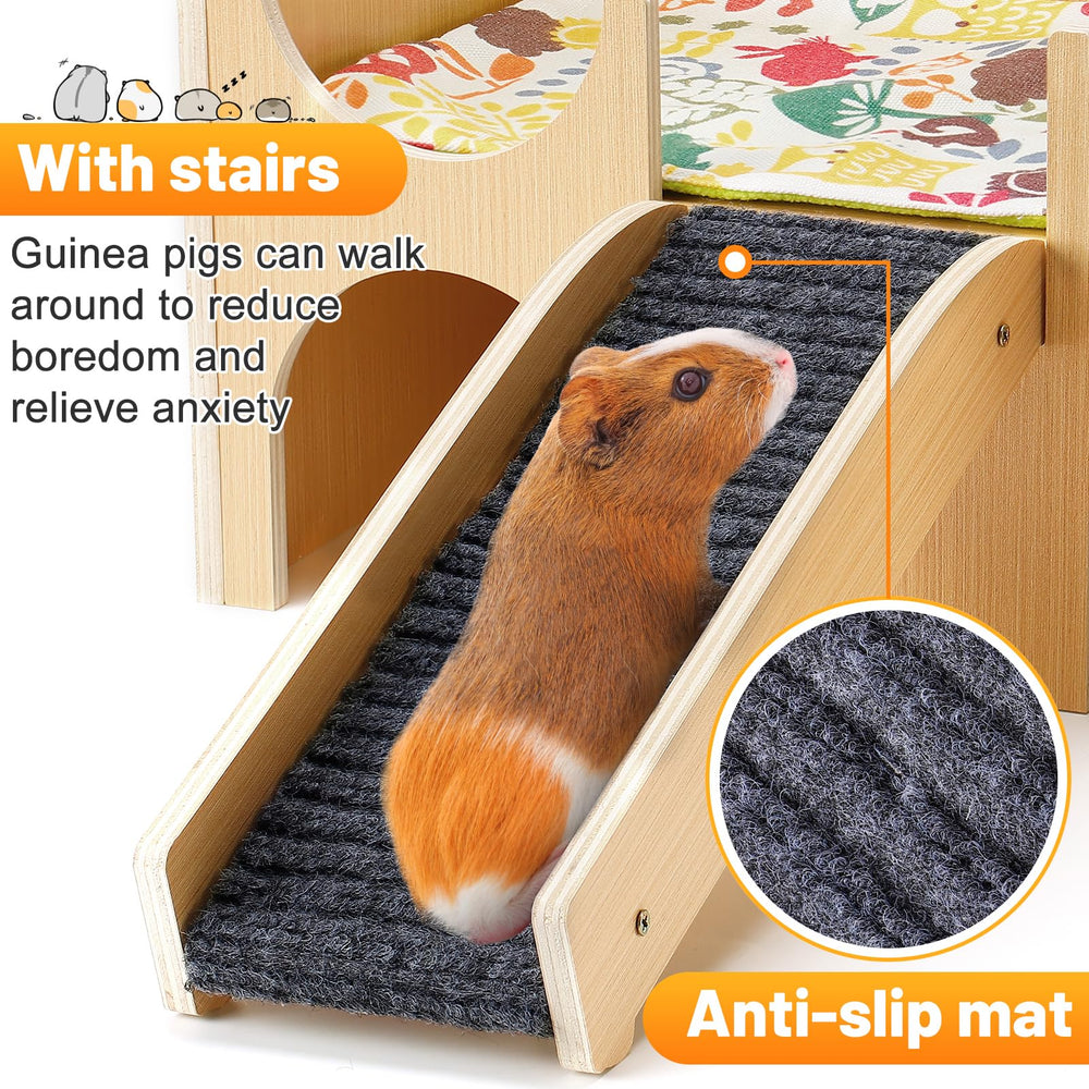 MEWTOGO guinea pig hideout interior caves invite resting and secure hiding