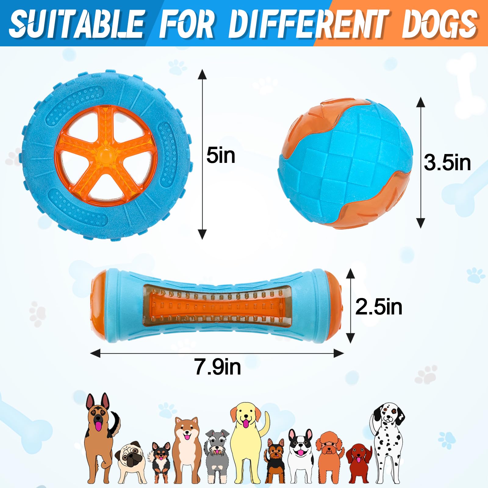 MEWTOGO dumbbell-shaped toy floating in water for active fetch sessions
