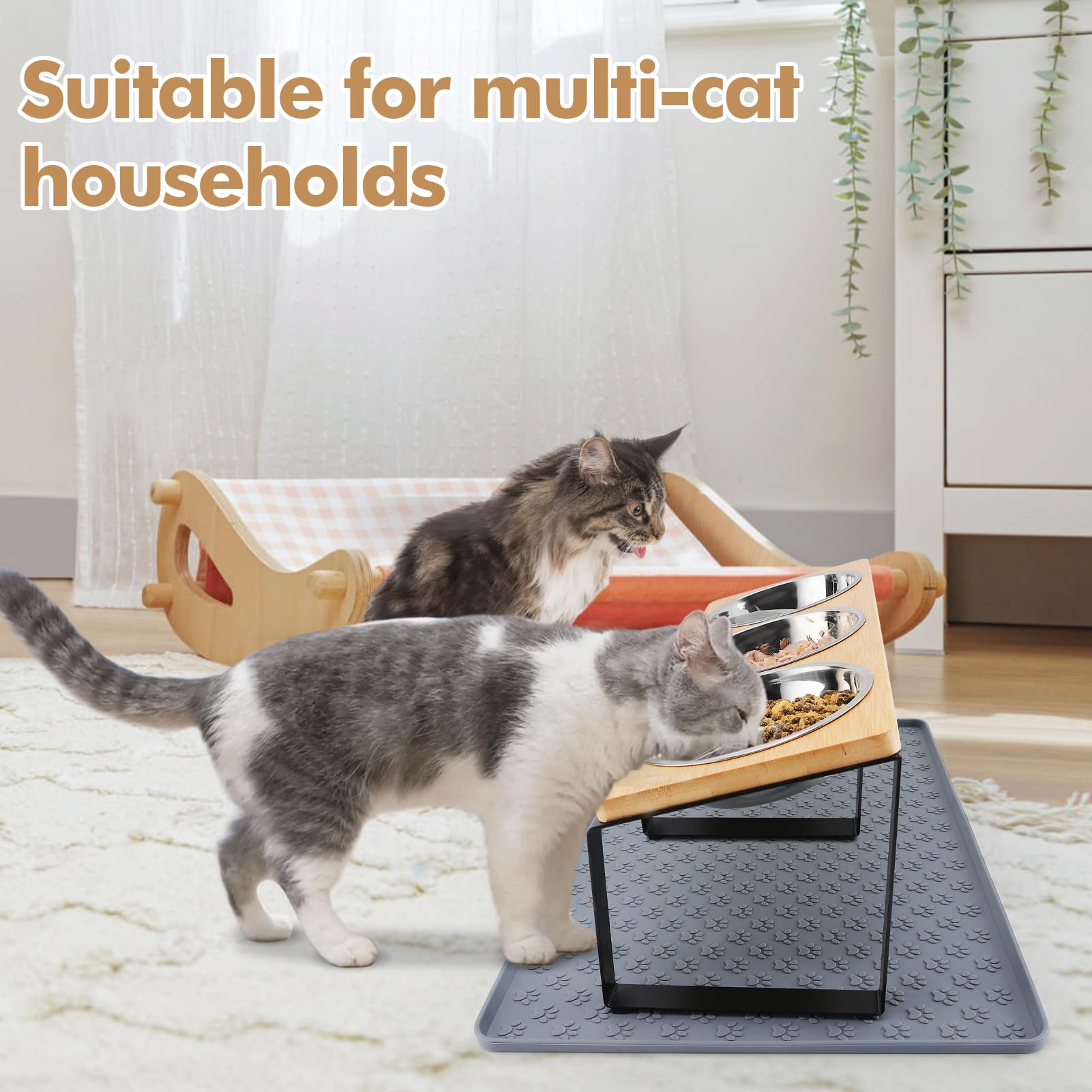 MEWTOGO detachable bowls simplify cleaning and refilling routines