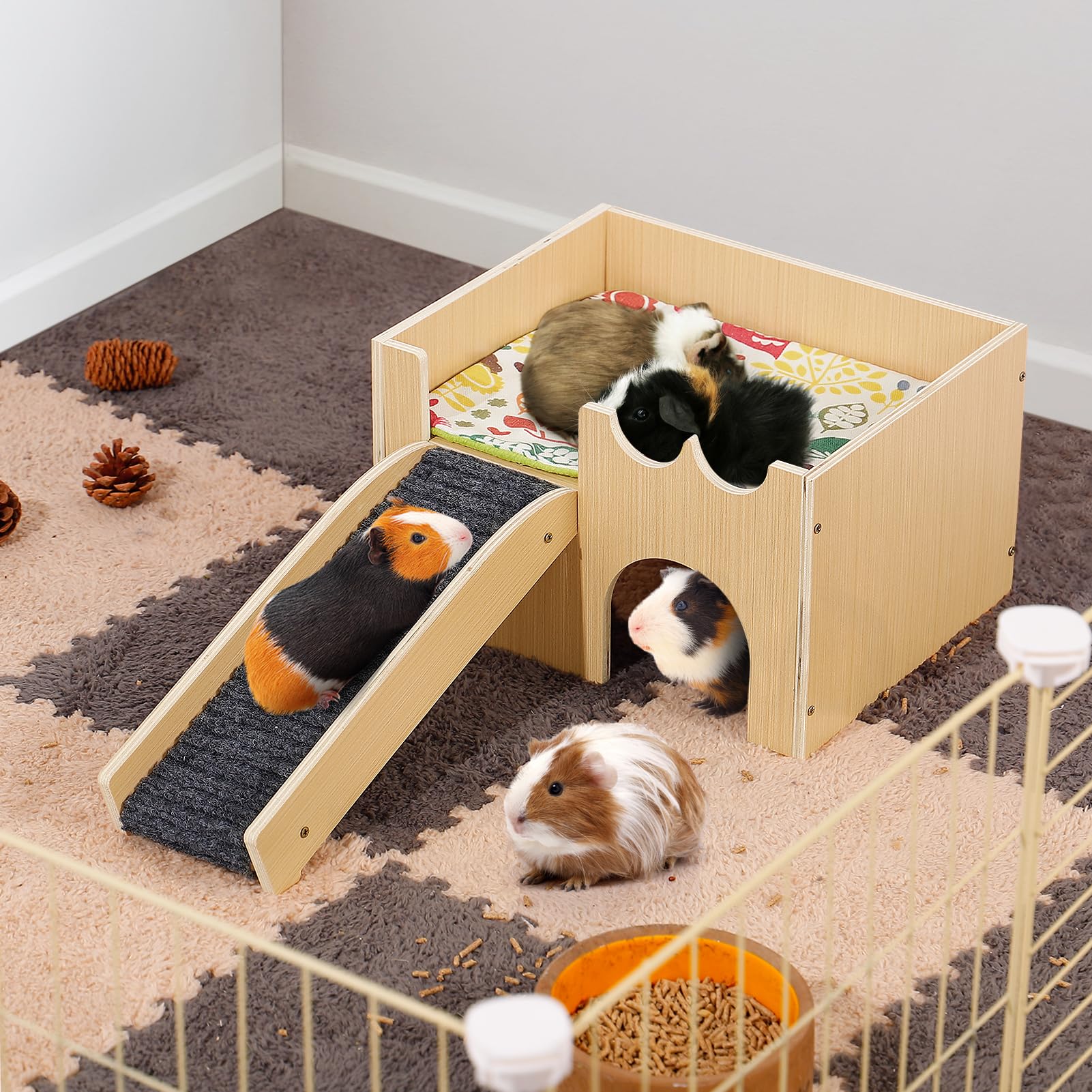 MEWTOGO small animal castle—great gift for guinea pigs, hamsters, and more.