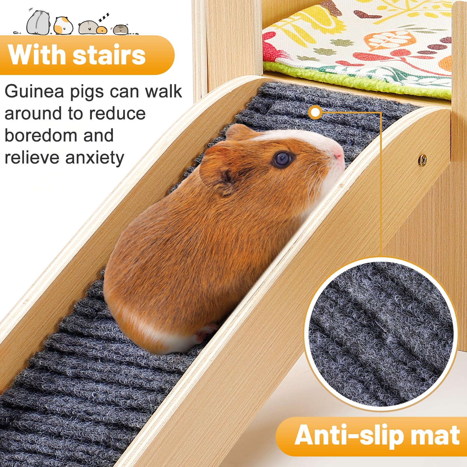 MEWTOGO small animal habitat 11.8x9.3x7 inches—compact, versatile home for small pets.