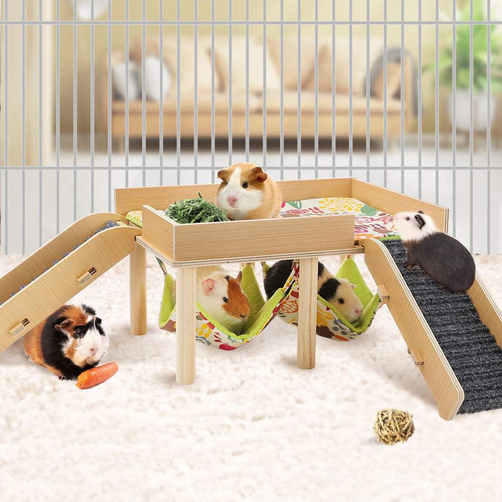 MEWTOGO small-pet bed fits cages and play spaces for hamsters, gerbils, and rabbits.