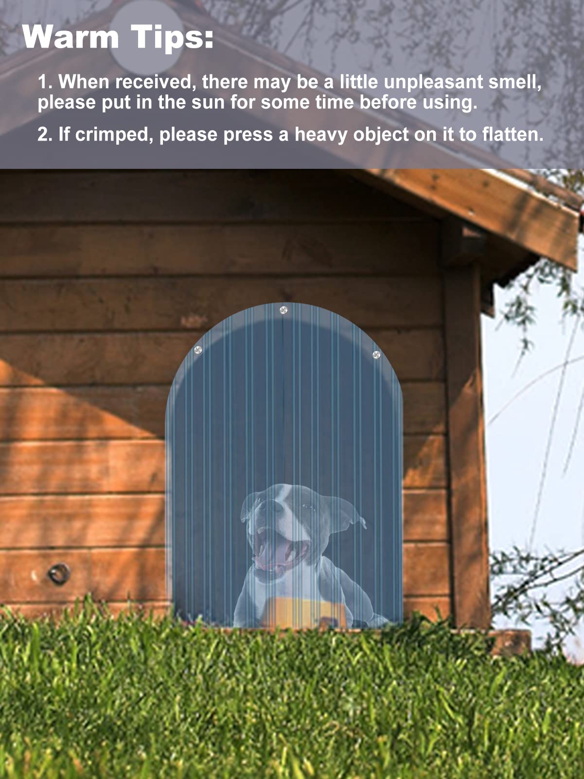 MEWTOGO weatherproof flap withstands wind and rain outdoors.