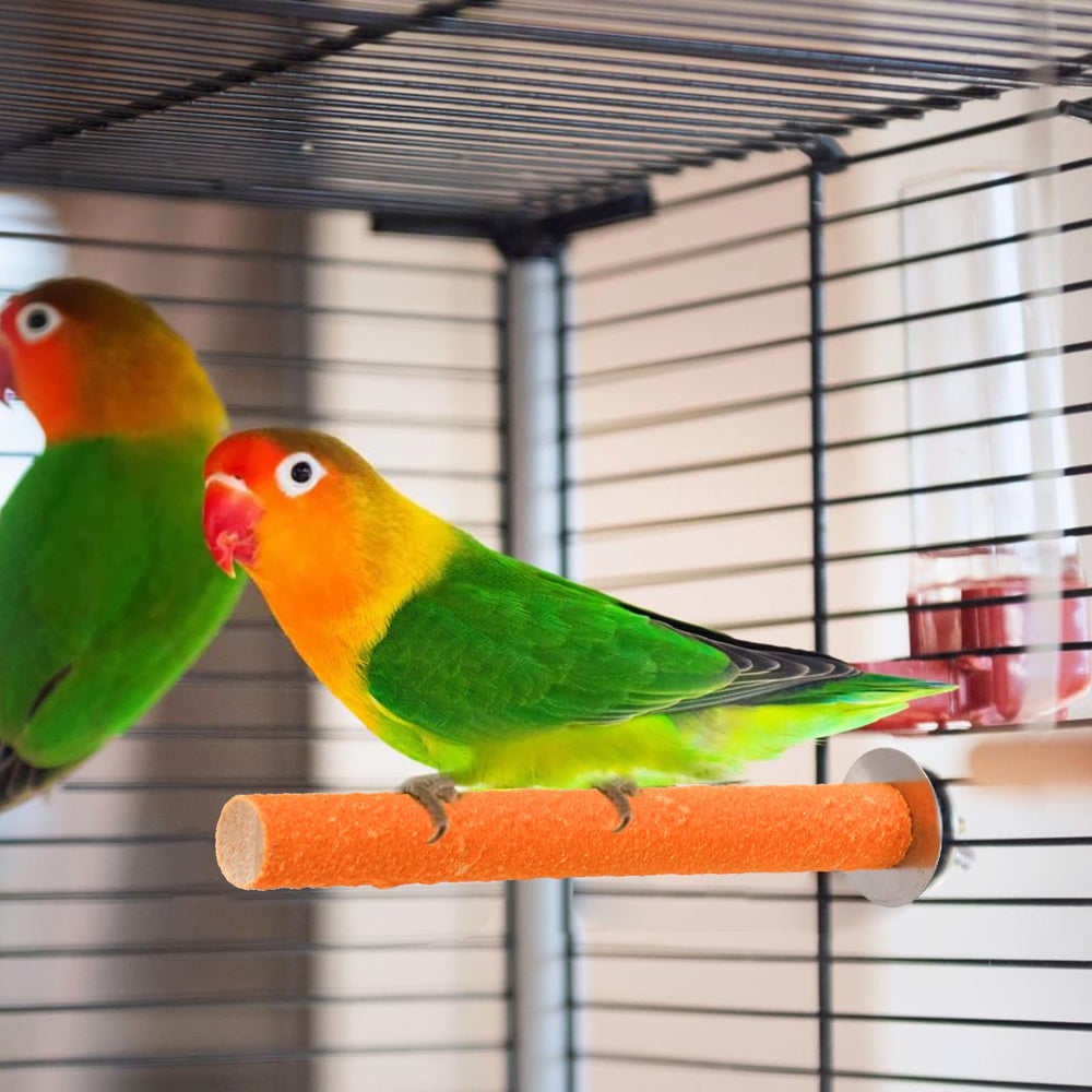 Mezchi bird perch stand board green sturdy perch board for relaxation