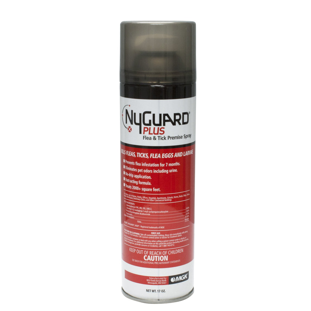 MGK NyGuard Plus Premise Spray aerosol for indoor flea and tick control and odor neutralization