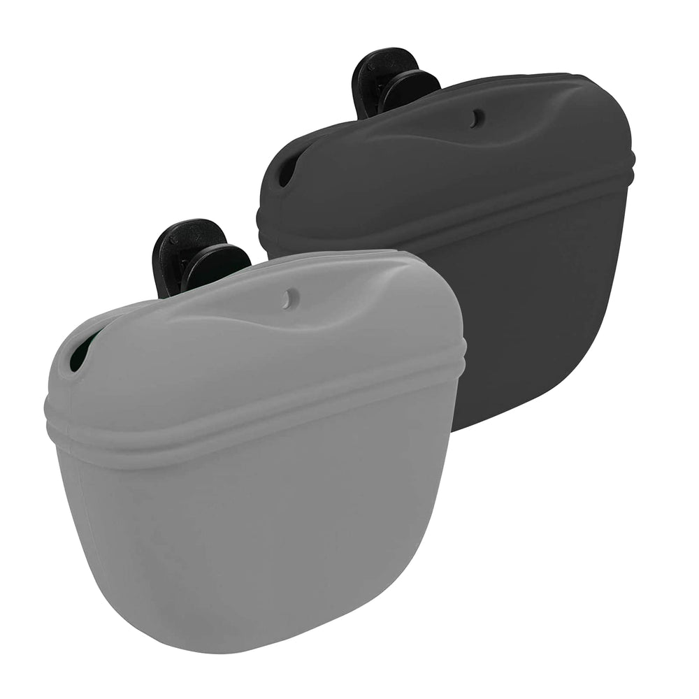 MGKSHADOW dog treat pouch with clip for easy rewards on walks.