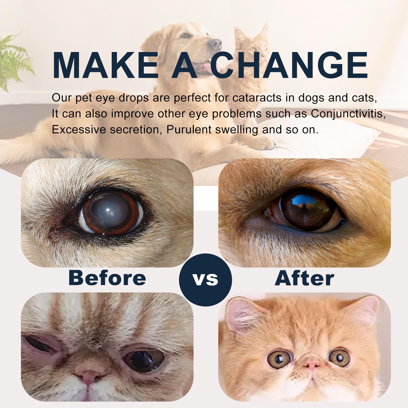 Mgviiiva cataract drops veterinarian-recommended packaging