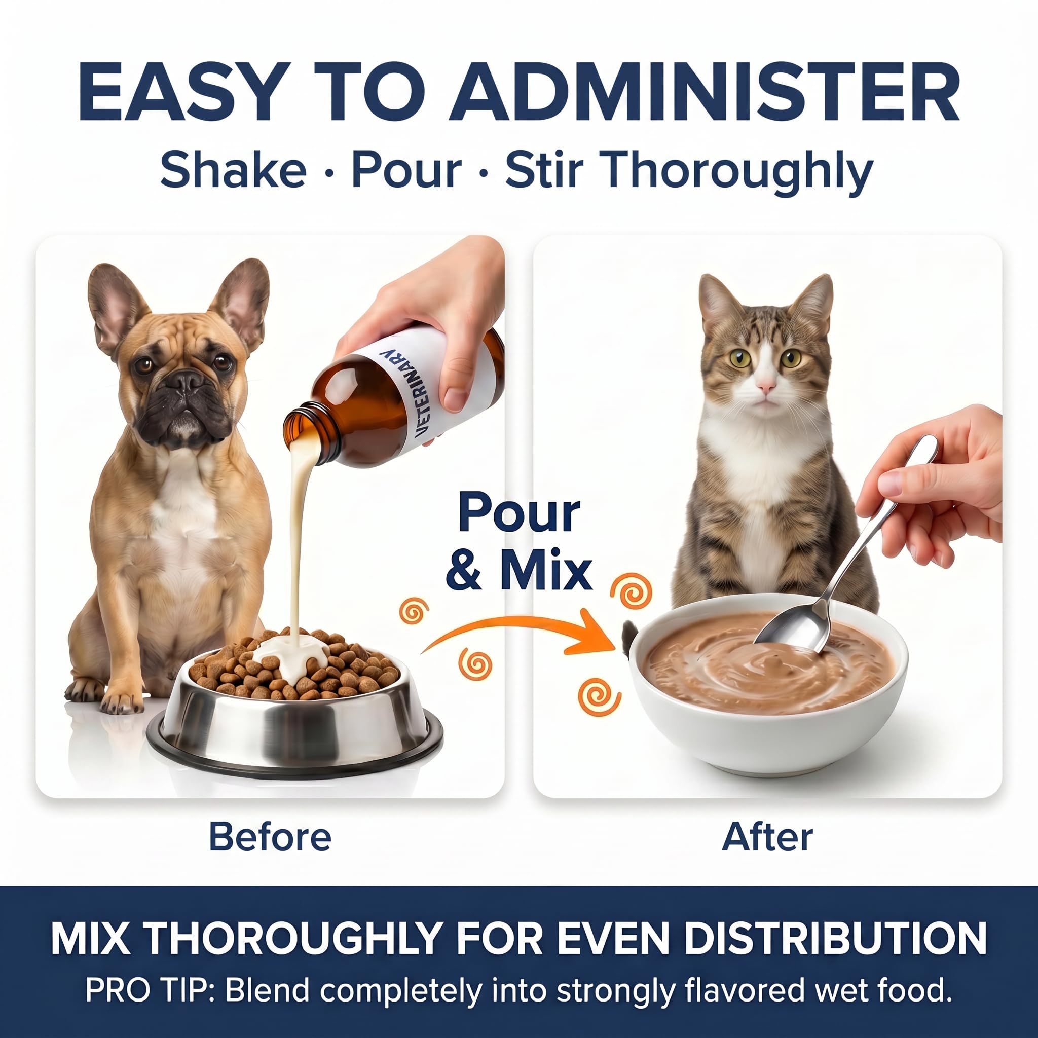 MGZ liquid dewormer targets roundworms for simple, at-home treatment.