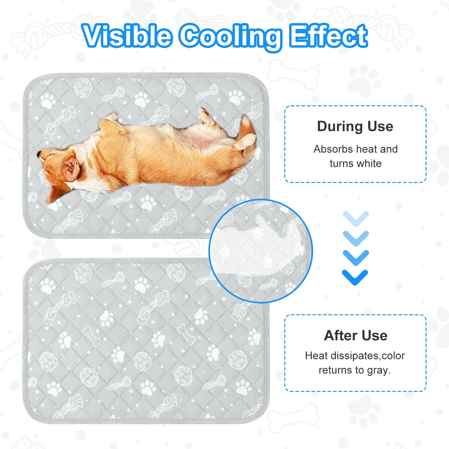 MH MYLUNE HOME foldable-washable dog mat for travel