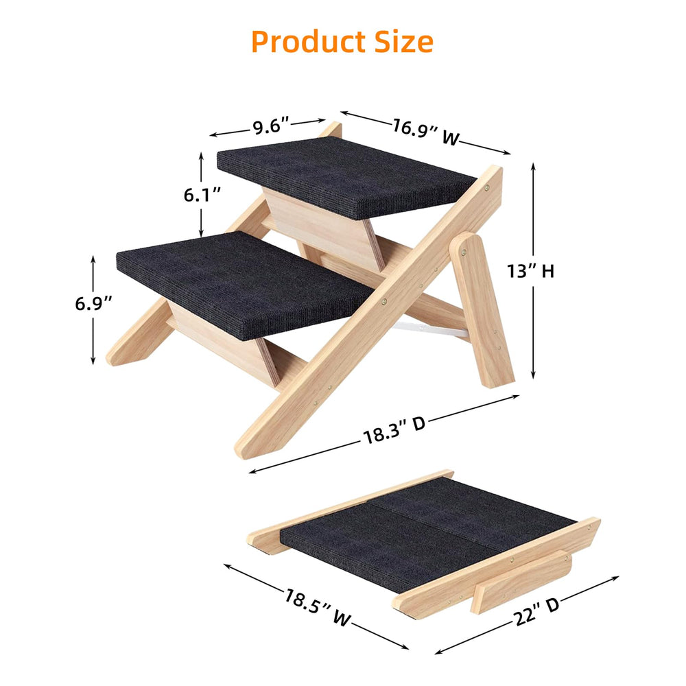 MHL.CXG 2-in-1 convertible stairs and ramp for versatile use.