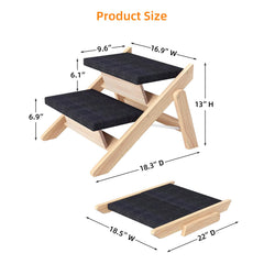 MHL.CXG 2-in-1 convertible stairs and ramp for versatile use.