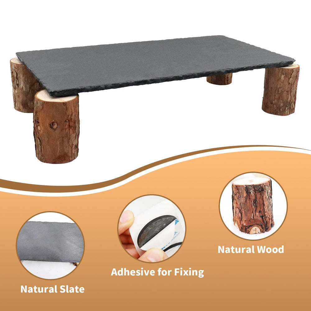 MHLLGN wooden pile hideouts provide secure retreats for reptiles.