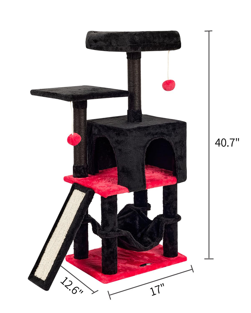 MIAO PAW hanging ball promotes interactive play.