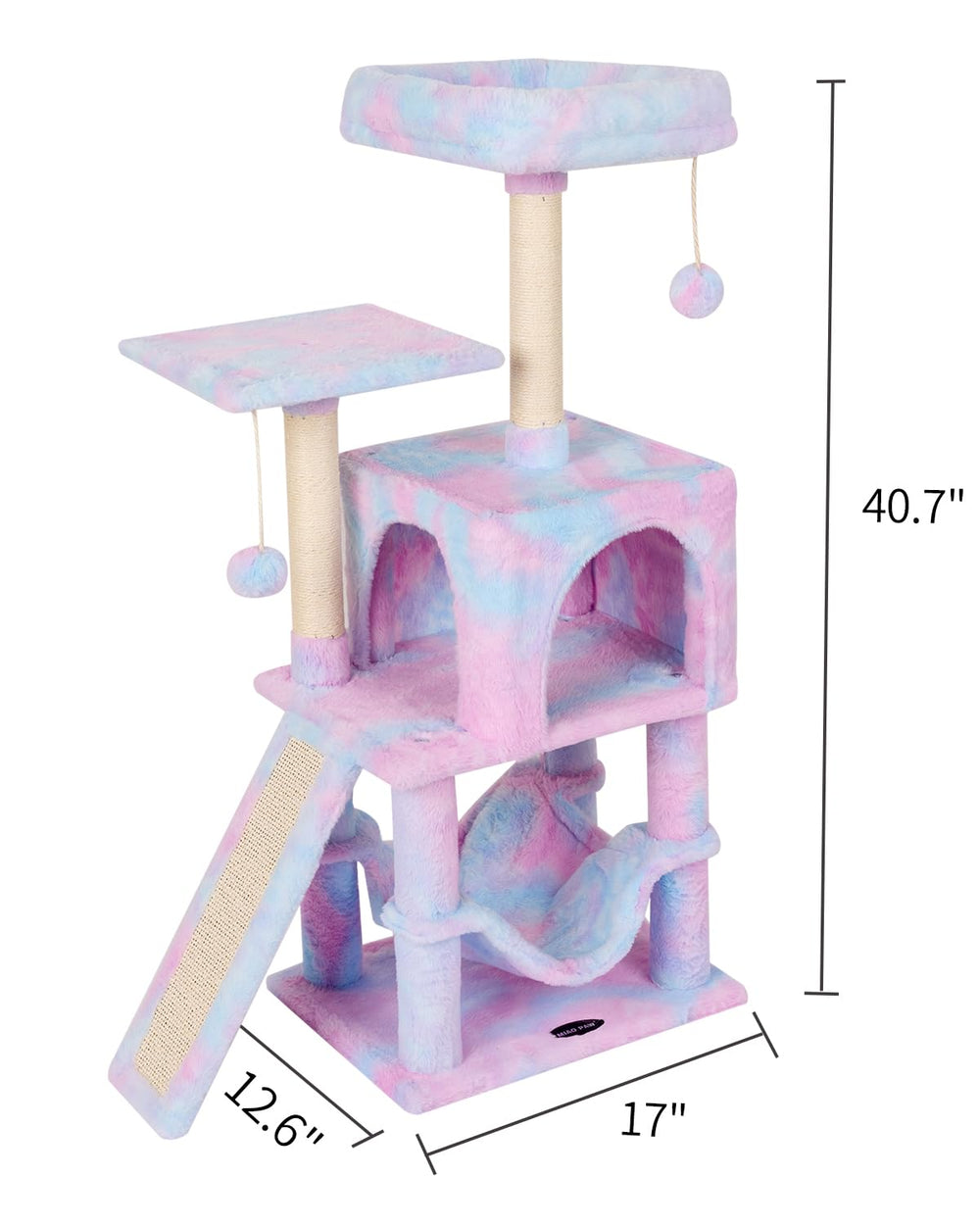 MIAO PAW Hanging Ball Condo offers interactive play for curious cats.