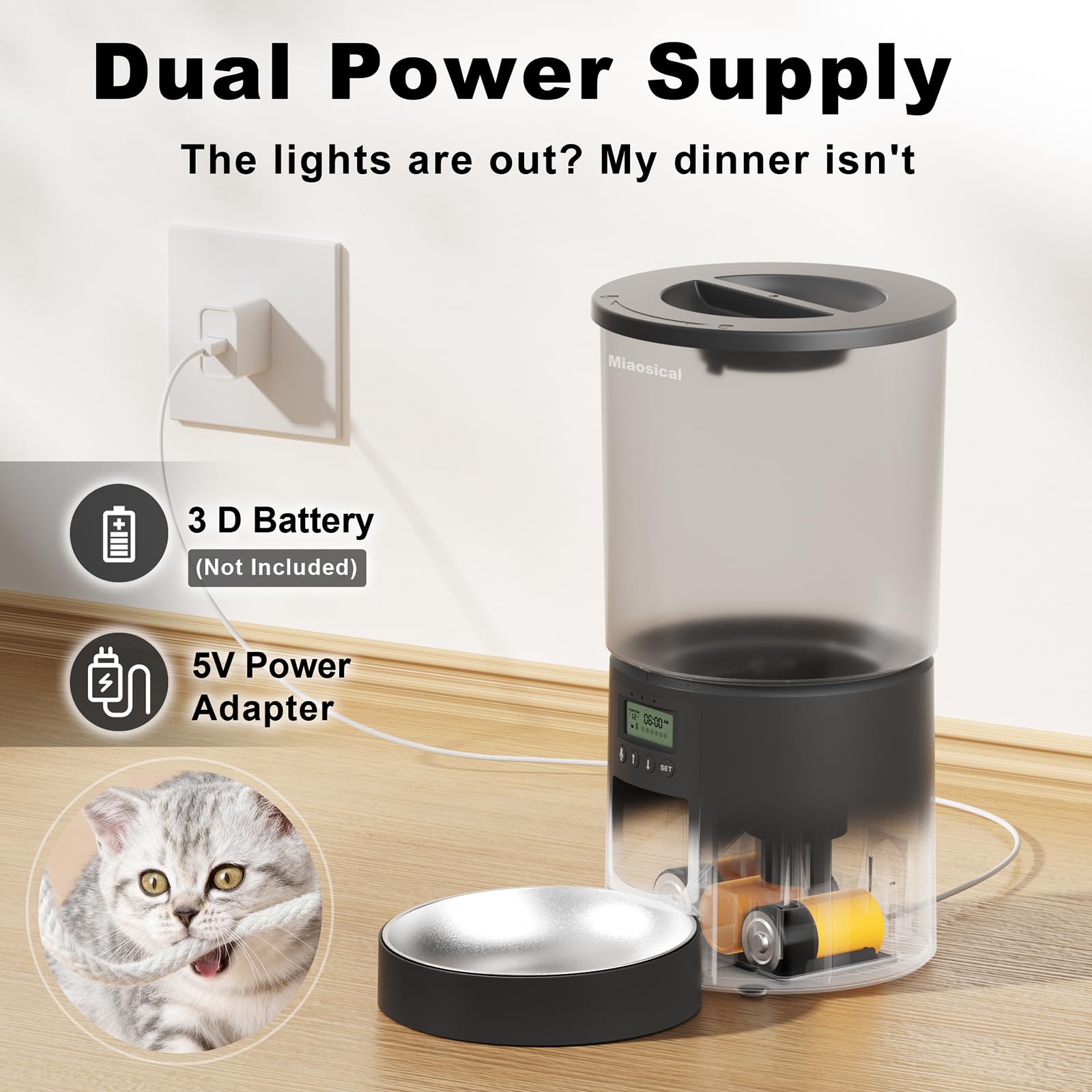 Miaosical black 4.2L press version highlighting convenient capacity