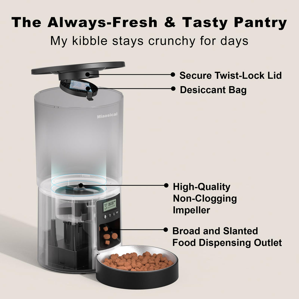 Miaosical removable tray for quick cleaning after meals