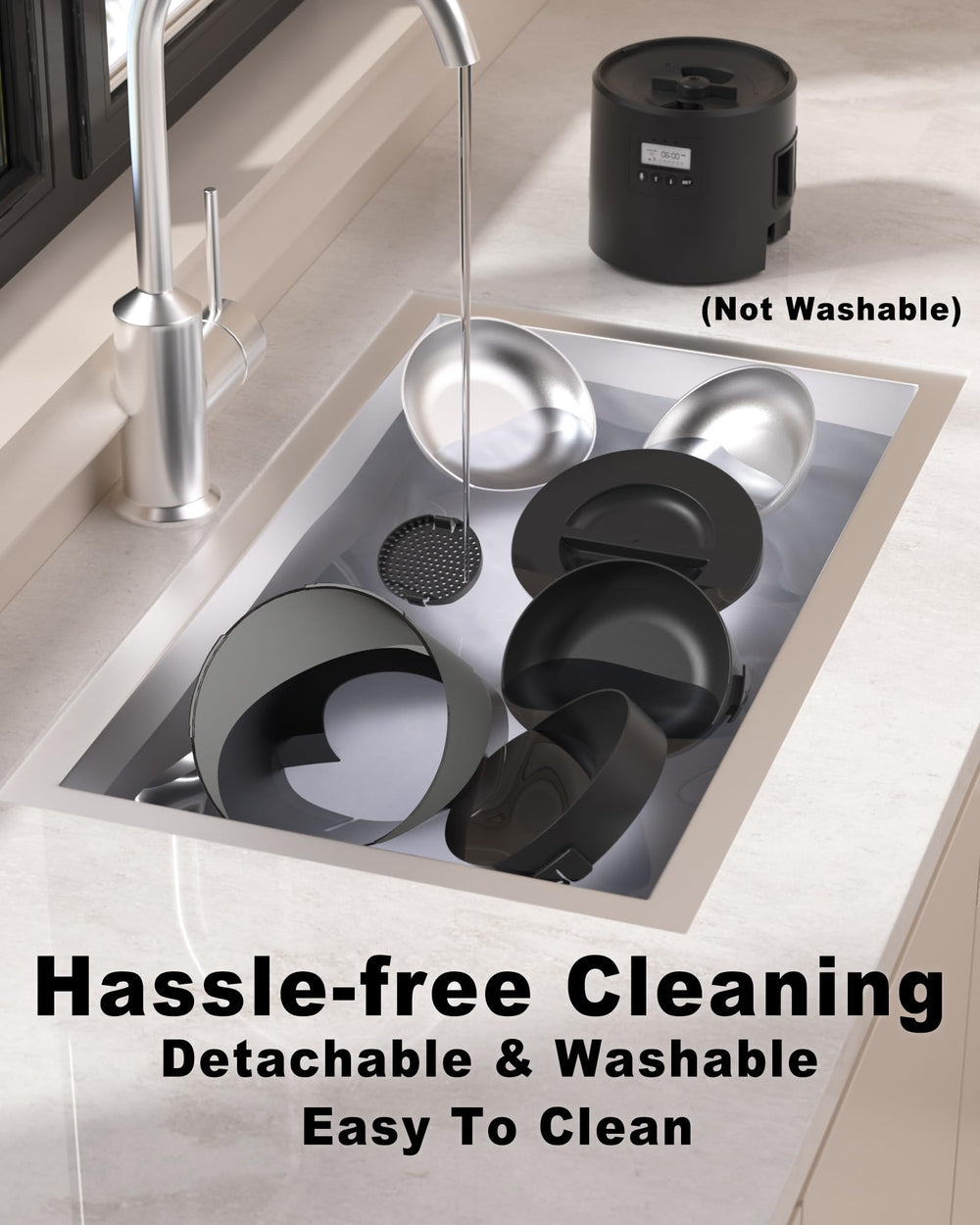 Miaosical stainless steel bowls prevent whisker fatigue for cats.