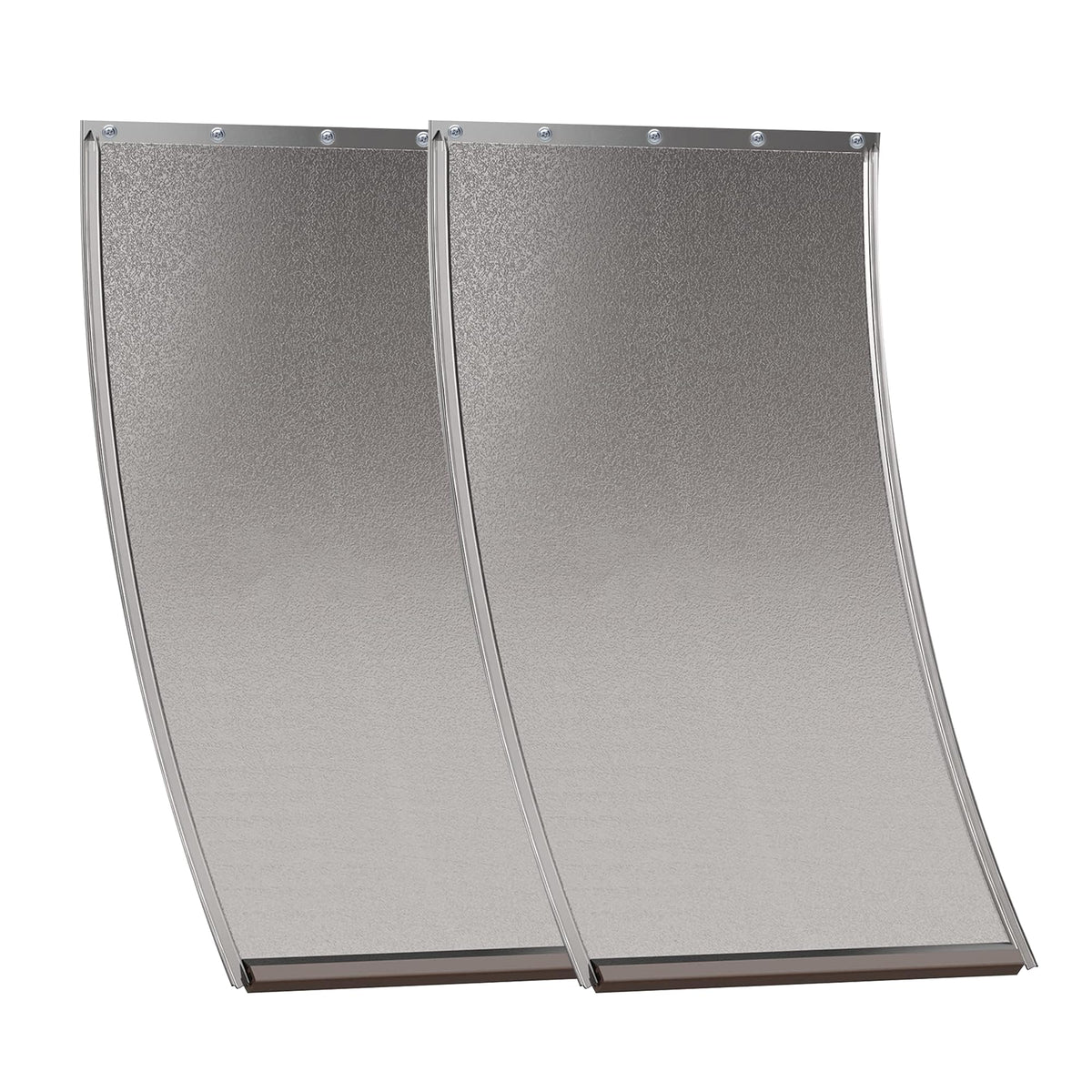 MIAOTONG 2-pack dog door flaps for large doors, quick replacement.