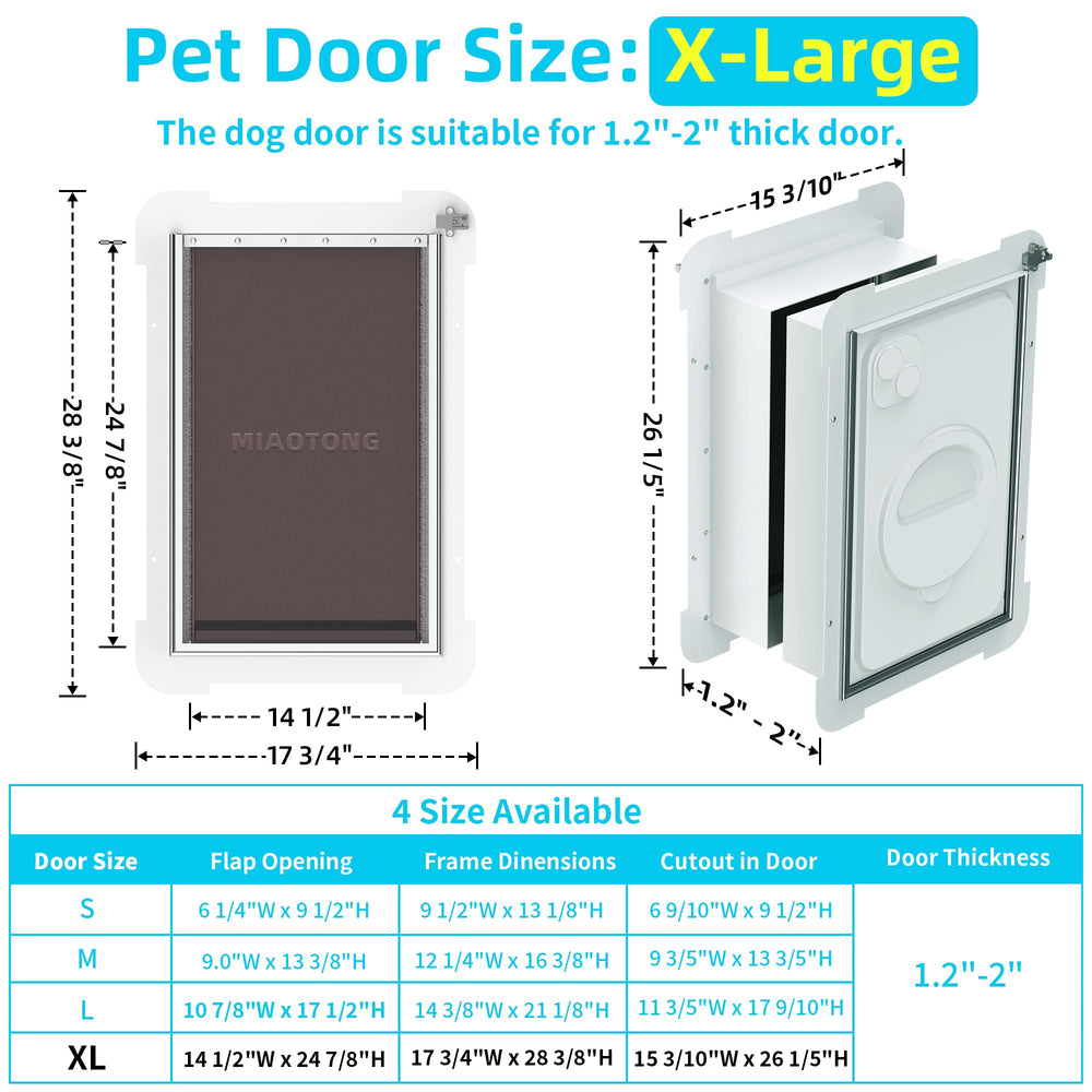 MIAOTONG 3-flap insulation blocks drafts and cold