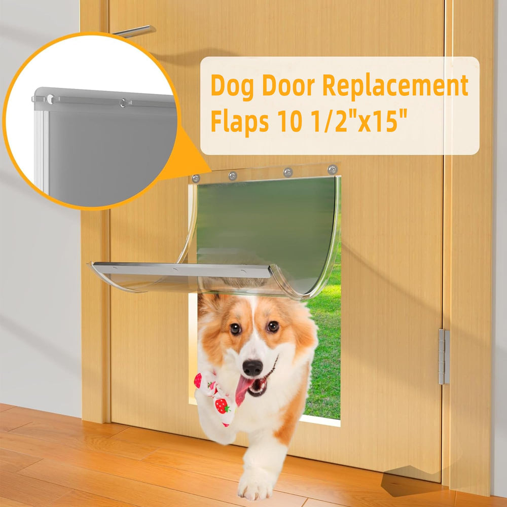 MIAOTONG flap with four mounting holes fits standard door frames securely.